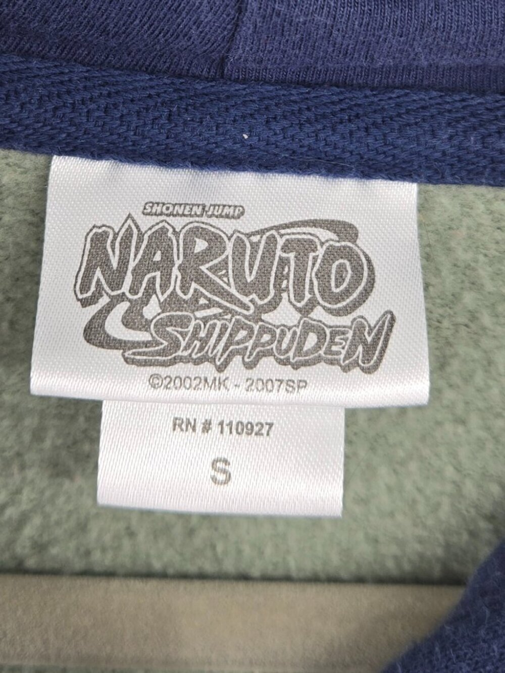 Ripple Junction Officially Licensed Naruto Shippuden Full Zip Hooded Sweatshirt - Picture 5 of 6